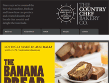 Tablet Screenshot of countrychef.com.au